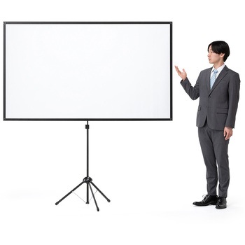 プロジェクタースクリーン 三脚式 サンワダイレクト