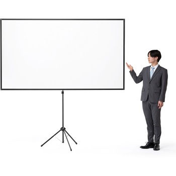 プロジェクタースクリーン 三脚式 サンワダイレクト