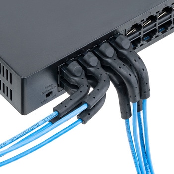 LANケーブル CAT6A 細径曲げ固定 サンワダイレクト