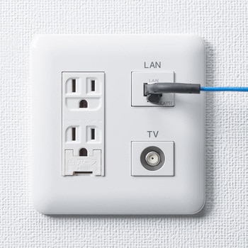 LANケーブル CAT6A 細径曲げ固定 サンワダイレクト