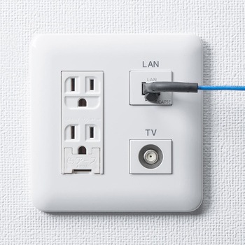 LANケーブル CAT6A 細径曲げ固定 サンワダイレクト