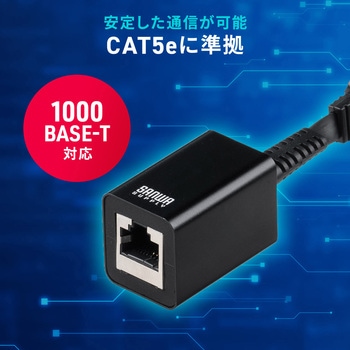 LANケーブル CAT5e フラット サンワダイレクト