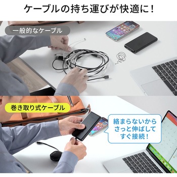 USB TypeC-Aケーブル USB2.0 サンワダイレクト