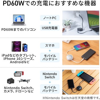 USB TypeC-Aケーブル USB2.0 サンワダイレクト