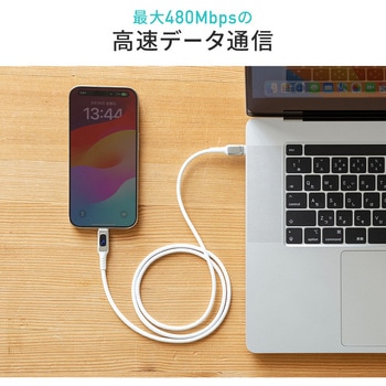 USB TypeCケーブル USB2.0 PD240W対応 サンワダイレクト