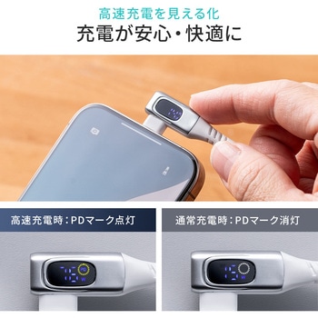 USB TypeCケーブル USB2.0 PD240W対応 サンワダイレクト