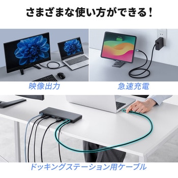 USB TypeCケーブル USB 20Gbps PD100W対応 サンワダイレクト