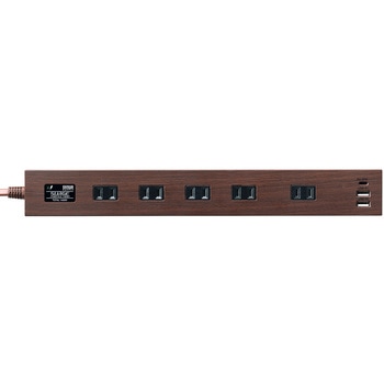 電源タップ 雷ガード付き USB-A+Type-C(PD20W) サンワダイレクト