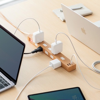電源タップ 雷ガード付き USB-A+Type-C(PD20W) サンワダイレクト