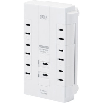 電源タップ USB充電機能付き PD30W対応 サンワダイレクト