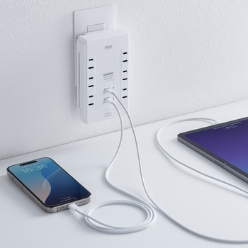 電源タップ USB充電機能付き PD30W対応 サンワダイレクト