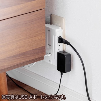 電源タップ USB充電機能付き PD30W対応 サンワダイレクト