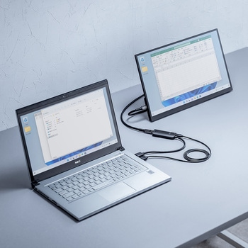 USB TypeC変換ケーブル USB TypeC-HDMI サンワダイレクト