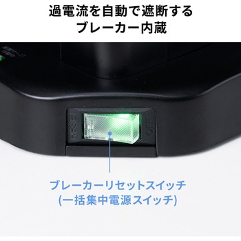 電源タップ タワー型 サンワダイレクト