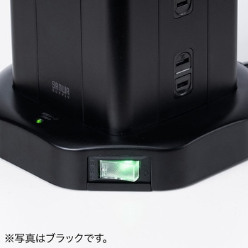電源タップ タワー型 サンワダイレクト