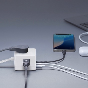 電源タップ USB急速充電機能付き GaN PD67W サンワダイレクト