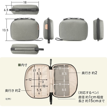 ポーチ トラベル サンワダイレクト