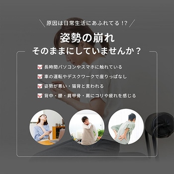背中のミカタ 姿勢サポーター 男女兼用 アルインコ