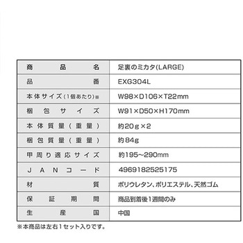 足裏のミカタ 足裏サポーター 男女兼用 アルインコ