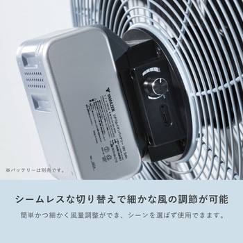 ELEIN 工場扇 電池パック 対応 業務用 コードレス ハイパワー YAMAZEN(山善)