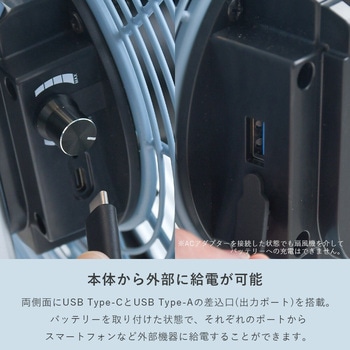 ELEIN 工場扇 電池パック 対応 業務用 コードレス ハイパワー YAMAZEN(山善)
