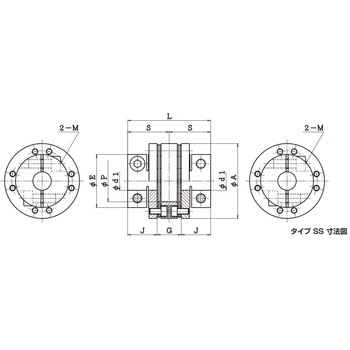 精密バネ軸継手 ボルトクランプ締結タイプ カップリング TCD-Bシリーズ 酒井製作所