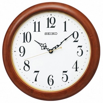 KX246B 丸形木枠電波掛時計 セイコー(SEIKO) アナログ - 【通販