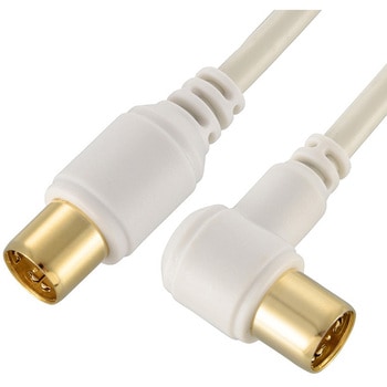 プラグ付きアンテナ線 オーム電機