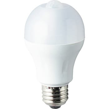 LED電球 点灯時間自動延長 明暗・人感センサー付 オーム電機