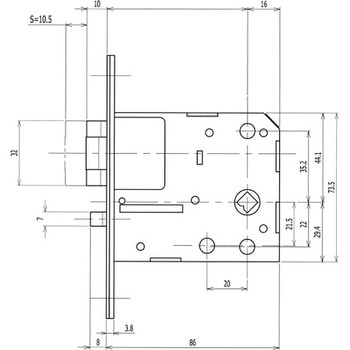 キーレックス用錠 長沢製作所