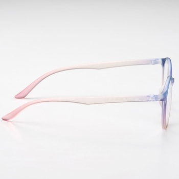 MATERIA DESIGN リーディンググラス 眼鏡 ブルーピンク ディーブレス