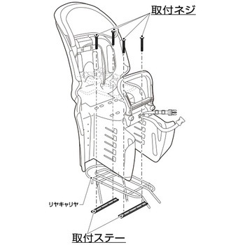 RBC-011DX3用金具セット OGK技研