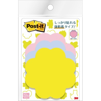 SSS-FLN 【強粘着】 ポストイット 強粘着ふせん シルエットノート 3M スリーエム 3M(スリーエム) 46425016