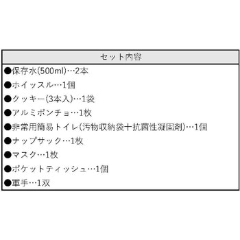 災害帰宅セットⅡ キングジム