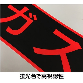 ガス関係標識(ステッカー) セーフラン安全用品