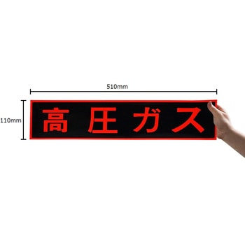 ガス関係標識(マグネット) セーフラン安全用品