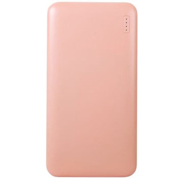 薄型軽量でかしこく充電できる モバイルバッテリー10000mAh ライトピンク OWLTECH(オウルテック)