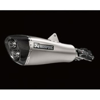 [E4仕様]スリップオンマフラー(S/O) チタン AKRAPOVIC (アクラポビッチ)