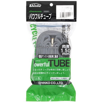 パワフルチューブ 27×1 3/8 W/O 英式バルブ シンコー