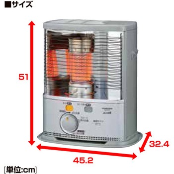 SX-2819Y(S) ポータブル石油ストーブ SXシリーズ 1台 コロナ[冷暖房
