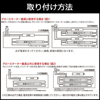 直管LEDランプ 10W形 オーム電機