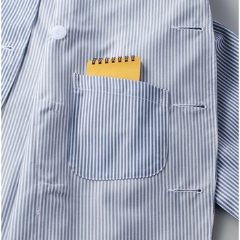 男子コックコート半袖 412 KAZEN