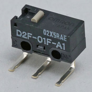 極超小形基本スイッチ(ピン押ボタン形) D2F omron(オムロン)