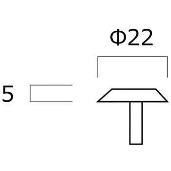 点字鋲 樹脂封入ステンレス ヤンテス