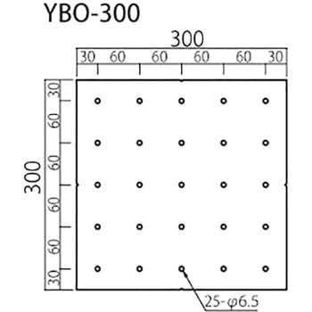 点字鋲取付用ゲージ ヤンテス
