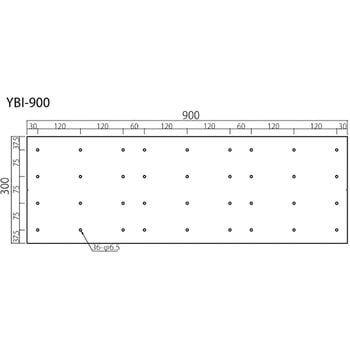 点字鋲取付用ゲージ ヤンテス