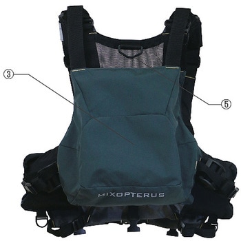 【新品・未使用】MIXOPTERUS BSJ-29RSフリー BSJ-29RS 固型式ライフジャケット MIXOPTERUS 1着 高階救命器具