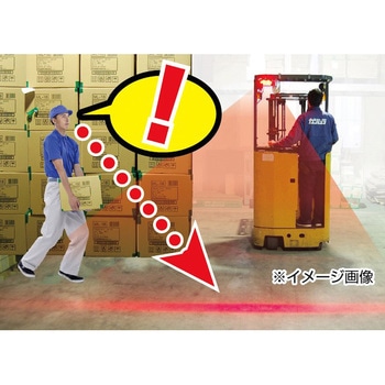 電動フォークリフト対応 ワーニングランプ カシムラ