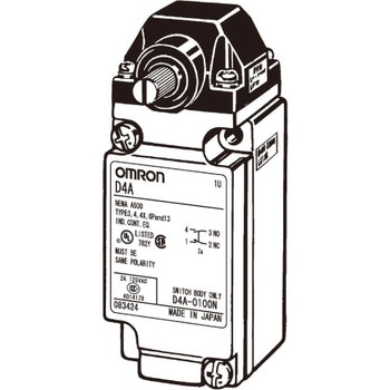 小型重装備リミットスイッチ D4A-□N omron(オムロン)
