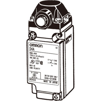 小型重装備リミットスイッチ D4A-□N omron(オムロン)